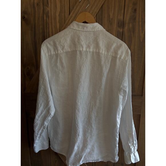 Tommy Bahama White Linen Button Up - Picture 2 of 2